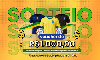 Sorteio DeliLife — voucher de R$ 1.000 na Centauro, Sorocaba e região